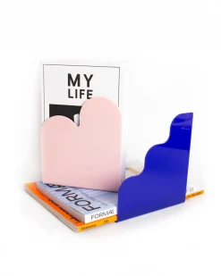 Helio Ferretti Co Abstract Bookends - Set Of 2^ Desk Accessories