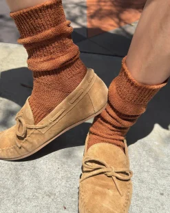 Le Bon Shoppe Airy Puffin Socks - Whisky^ Socks + Slippers
