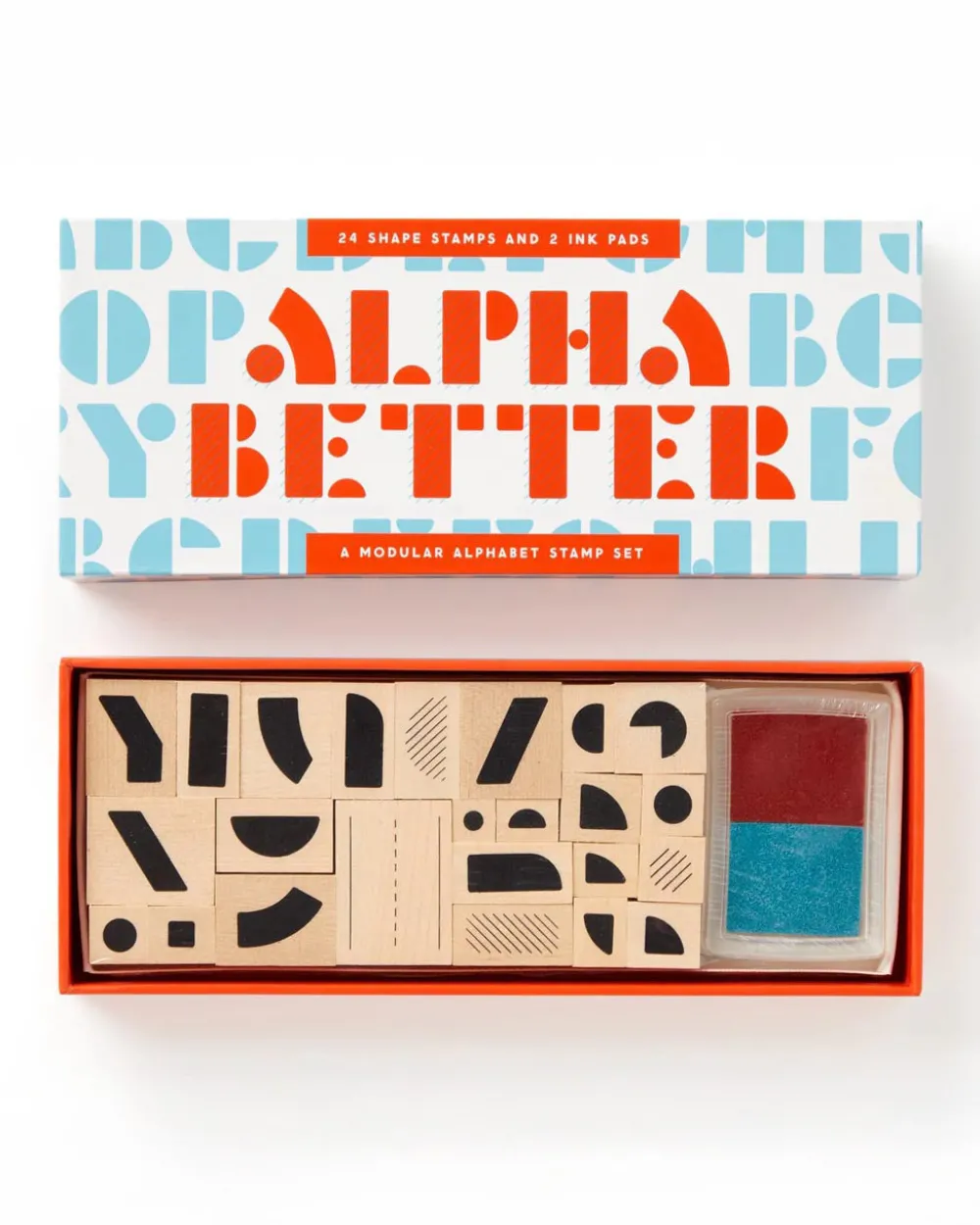Chronicle Books Alpha Better Stamp Set^ Writing Supplies