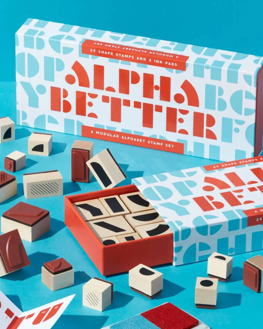 Chronicle Books Alpha Better Stamp Set^ Writing Supplies