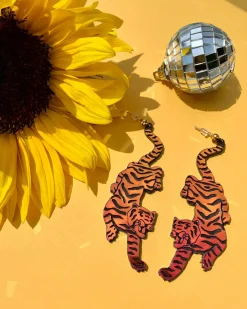 Not Picasso Animal Kingdom Earrings - Tigers^ Jewelry