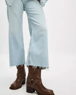Free People Anok Harness Boot - Smoky Quartz Leather^ Shoes