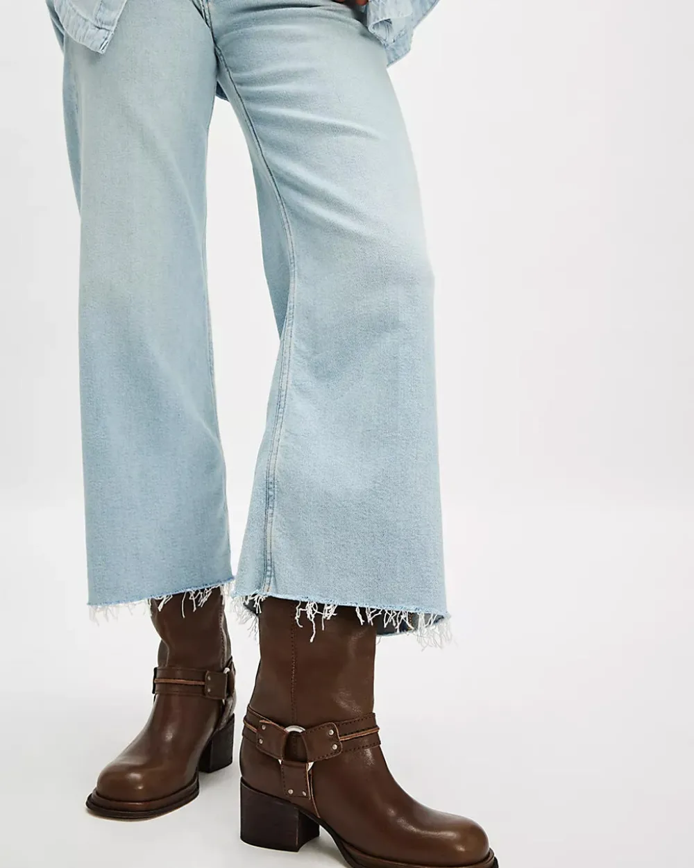 Free People Anok Harness Boot - Smoky Quartz Leather^ Shoes