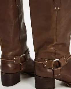 Free People Anok Harness Boot - Smoky Quartz Leather^ Shoes