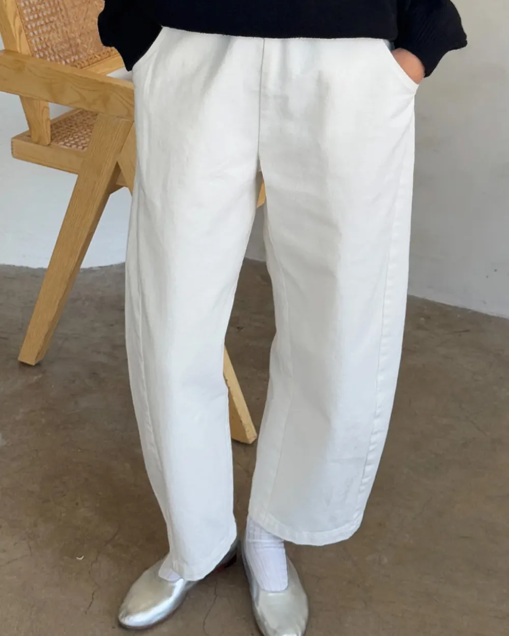 Le Bon Shoppe Arc Pants - Milk^ Bottoms