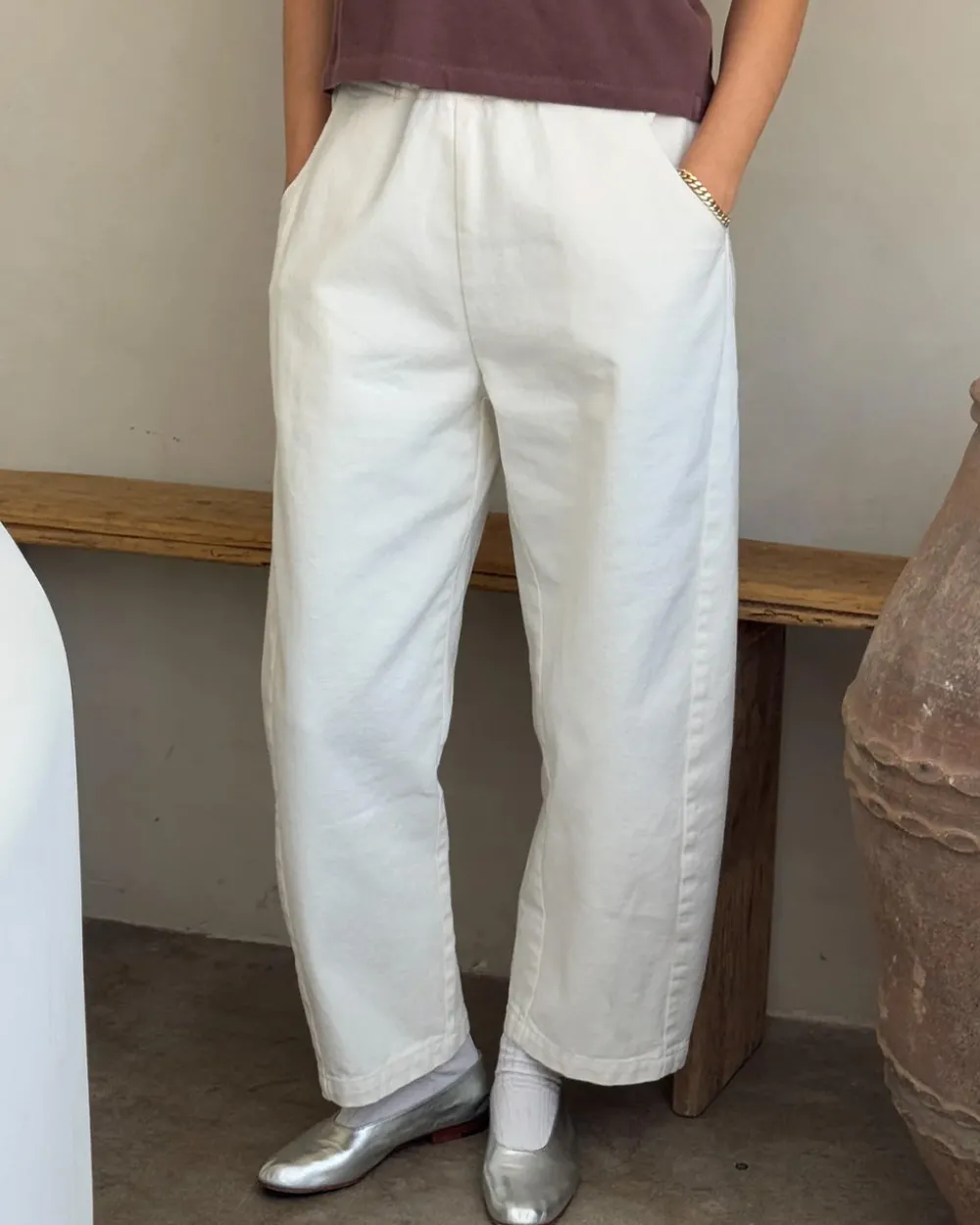 Le Bon Shoppe Arc Pants - Milk^ Bottoms