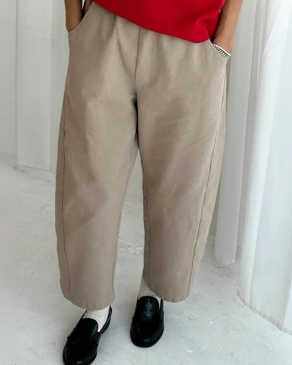 Le Bon Shoppe Arc Pants - Taupe^ Bottoms
