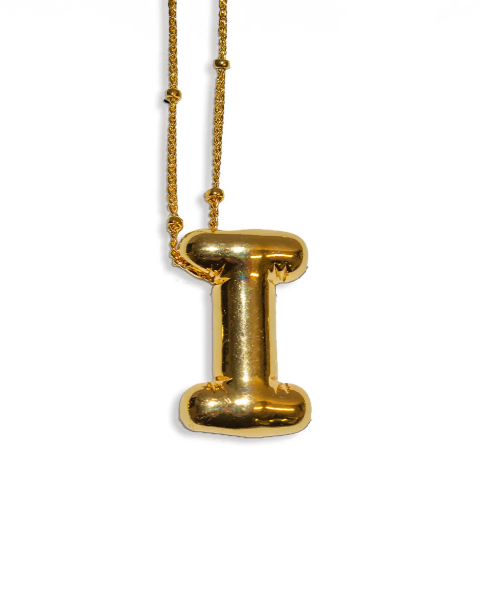 LA Blonde Balloon Initial Necklace^ Jewelry