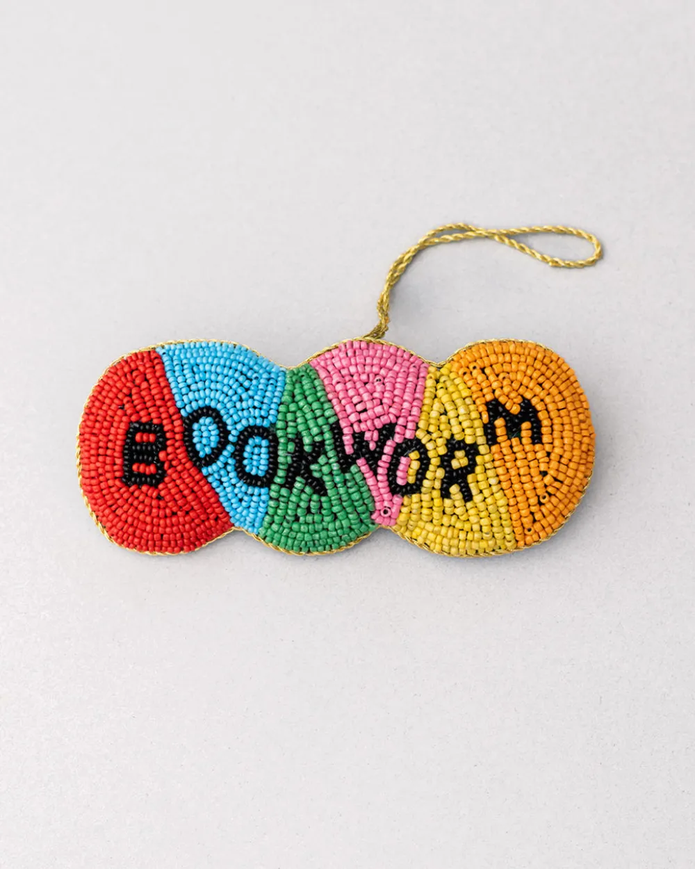ban.do Beaded Ornament - Bookworm^ Home + Décor