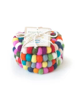 Friendsheep Boho Eco Coasters - Set of 4^ Kitchen + Bar