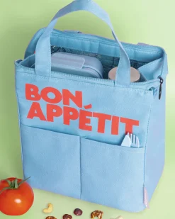 Helio Ferretti Co Bon Appétit Isothermic Lunch Bag - Light Blue^ Bags