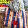 Talking Tables USA Bon Appétit Recycled Plastic Tote Bag - Tomato^ Bags