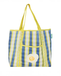 Talking Tables USA Bon Appétit Recycled Plastic Tote Bag - Egg^ Bags