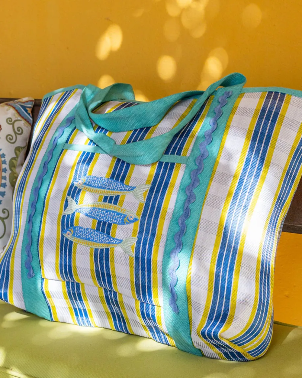 Talking Tables USA Bon Appétit Recycled Plastic Tote Bag - Fish^ Bags