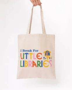 ban.do Canvas Tote Bag - I 'Break' For Little Libraries^ Bags