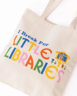 ban.do Canvas Tote Bag - I 'Break' For Little Libraries^ Bags