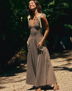 Free People Cecelia Midi Dress - Coconut Milk Combo^ Dresses + Jumpsuits