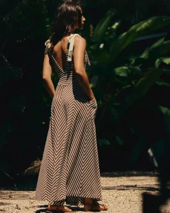 Free People Cecelia Midi Dress - Coconut Milk Combo^ Dresses + Jumpsuits