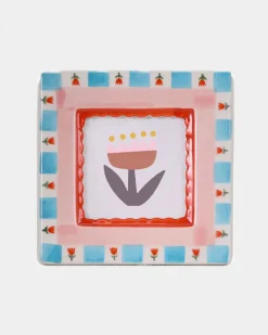 ChagoArt Ceramic Photo Frame - Red Flowers^ Home + Décor