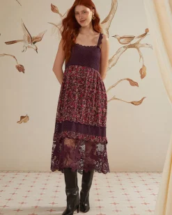 Farm Rio Chelsea Garden Lace Sleeveless Midi Dress^ Dresses + Jumpsuits