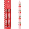 Talking Tables USA Cherry Dinner Candles - Set of 2^ Candles + Home Fragrance