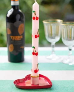 Talking Tables USA Cherry Dinner Candles - Set of 2^ Candles + Home Fragrance