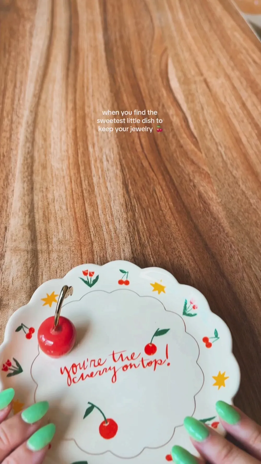 ban.do Cherry On Top Trinket Tray^ Desk Accessories|Home + Décor