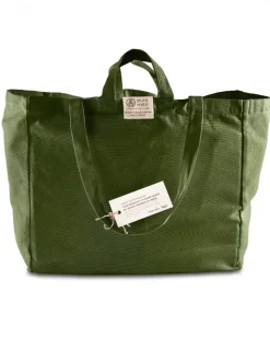 Pure Mitti Cotton 6-Pocket Tote Bag - Sage Green^ Bags