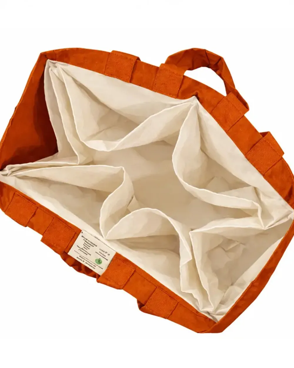 Pure Mitti Cotton 6-Pocket Tote Bag - Terracotta^ Bags