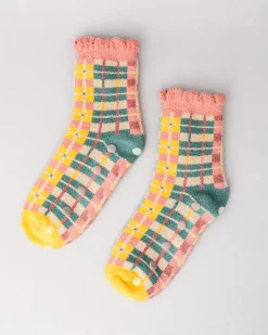 ban.do Cozy Grip Socks - Plaid^ Socks + Slippers