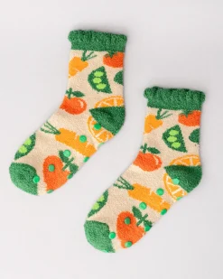 ban.do Cozy Grip Socks - Veggies^ Socks + Slippers