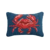 Peking Handicraft Crab Hook Pillow^ Home + Décor
