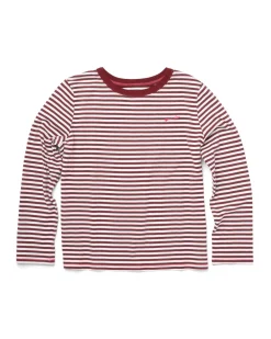 ban.do Dahlia Stripe Long Sleeve Boxy Tee^ Tees + Sweatshirts