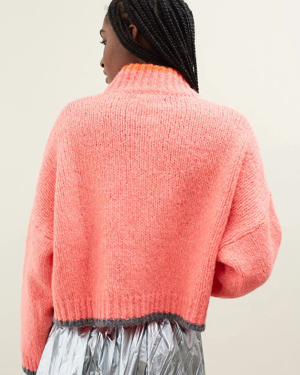 Dr. Bloom Ding Ding Cardigan - Coral^ Sweaters