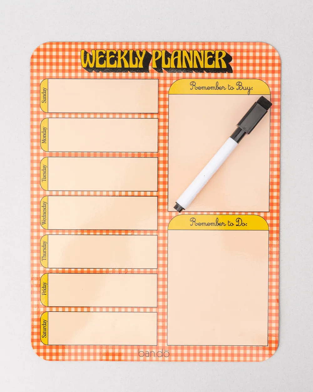 ban.do Dry Erase Task Manager^ Desk Accessories