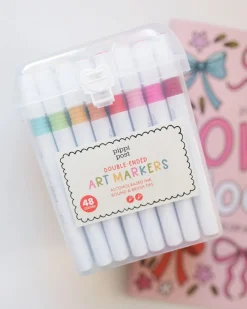 Pippi Post Dual Tip Art Markers Set^ Writing Supplies