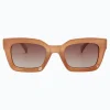 Jaxy Eyewear Eclipse Classic Polarized Square Sunglasses - Sand^ Hats + Hair