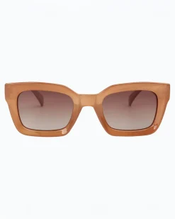 Jaxy Eyewear Eclipse Classic Polarized Square Sunglasses - Sand^ Hats + Hair