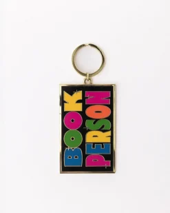 ban.do Enamel Keychain - Book Person^ Travel Accessories
