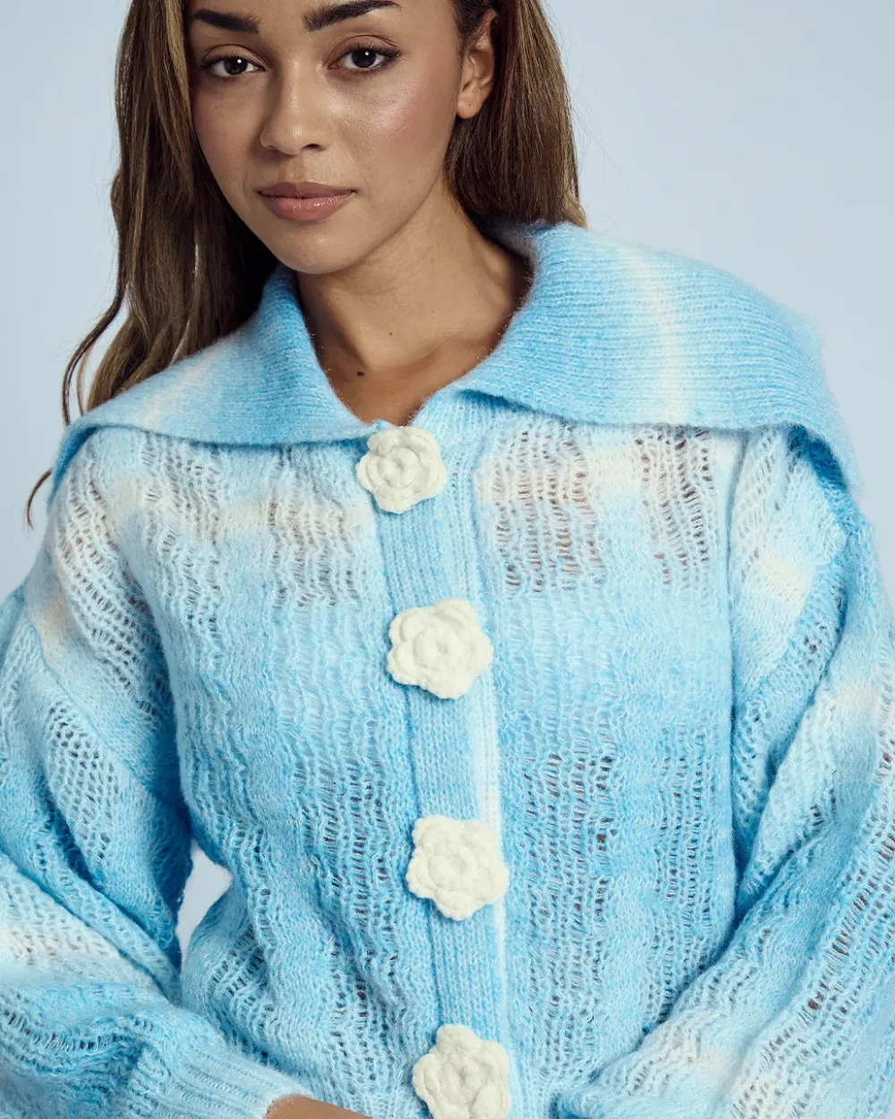 Native Youth Felicity Floral Knit Cardigan^ Sweaters