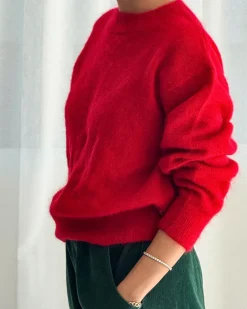 Le Bon Shoppe Finn Mohair Sweater - Red^ Sweaters