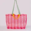 ban.do Floral Stripe Mesh Market Bag^ Bags