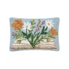 Peking Handicraft Flower Book Hook Pillow^ Home + Décor