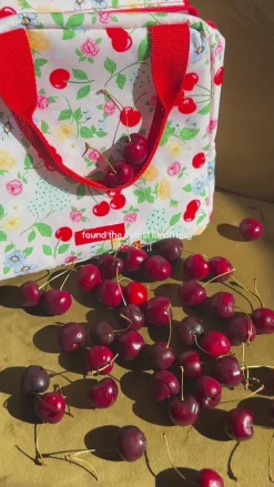 ban.do Flowers and Fruit Lunch Tote^ Bags