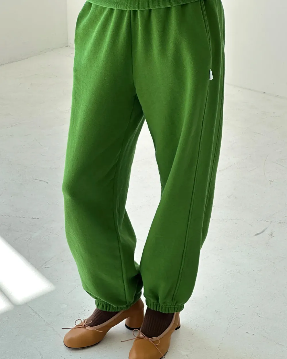 Le Bon Shoppe French Terry Balloon Pants - Avocado^ Bottoms