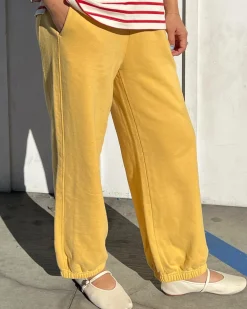 Le Bon Shoppe French Terry Balloon Pants - Deep Yellow^ Bottoms