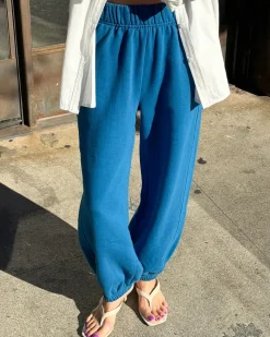 Le Bon Shoppe French Terry Balloon Pants - Teal Blue^ Bottoms