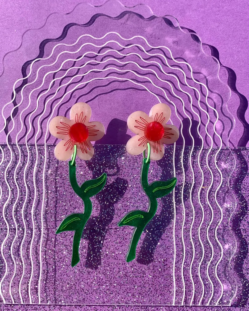 Not Picasso From The Garden Earrings - Wavy Daisies^ Jewelry