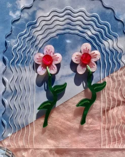 Not Picasso From The Garden Earrings - Wavy Daisies^ Jewelry