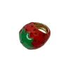 HoopLa Style Fruit Basket Ring - Red Strawberry^ Jewelry